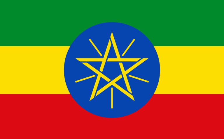 Ethiopia Flag Color Codes, RGB, Hex, CMYK, Meaning
